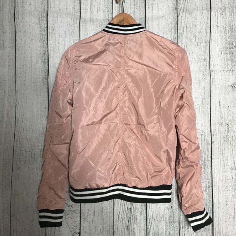 New Look Mauve Bomber Jacket - Picture 7 of 8